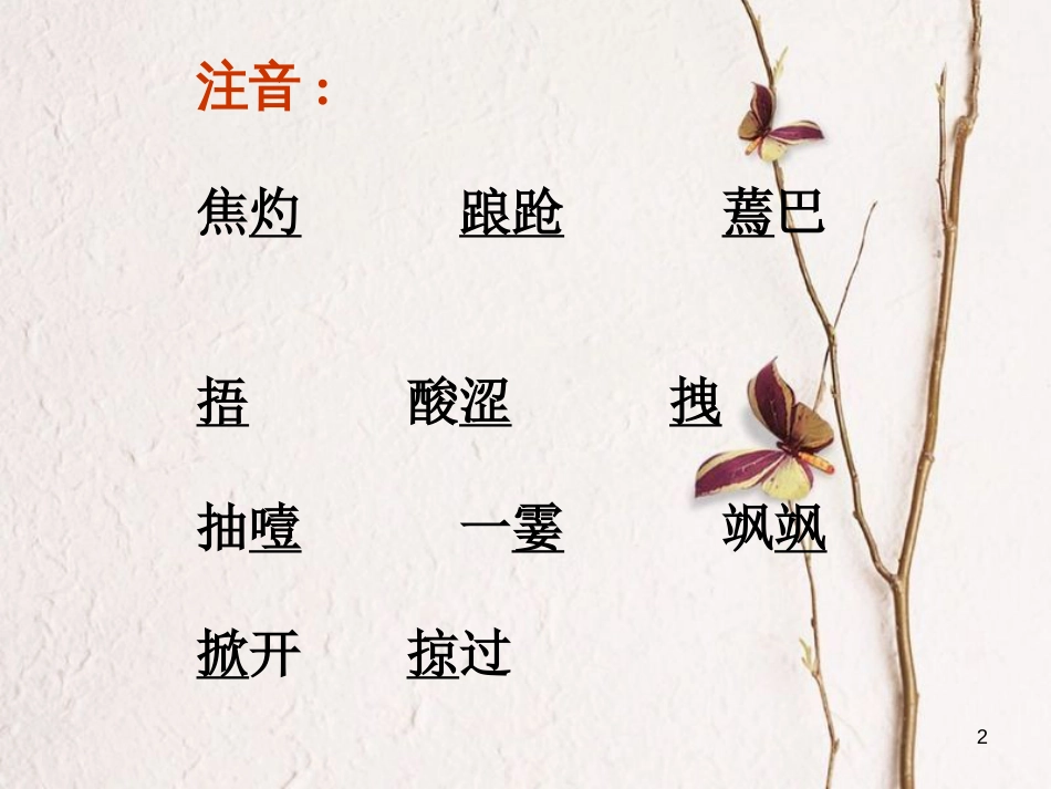 八年级语文上册 第一单元 4 草课件 苏教版_第2页