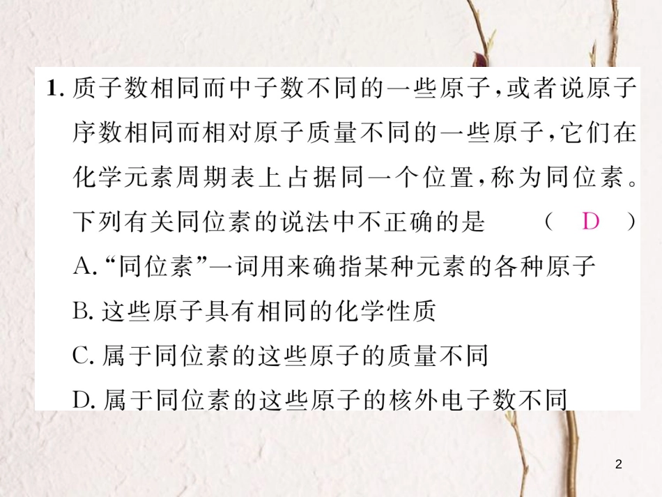 九年级化学下册 专题训练1 信息给予题作业课件 （新版）新人教版_第2页