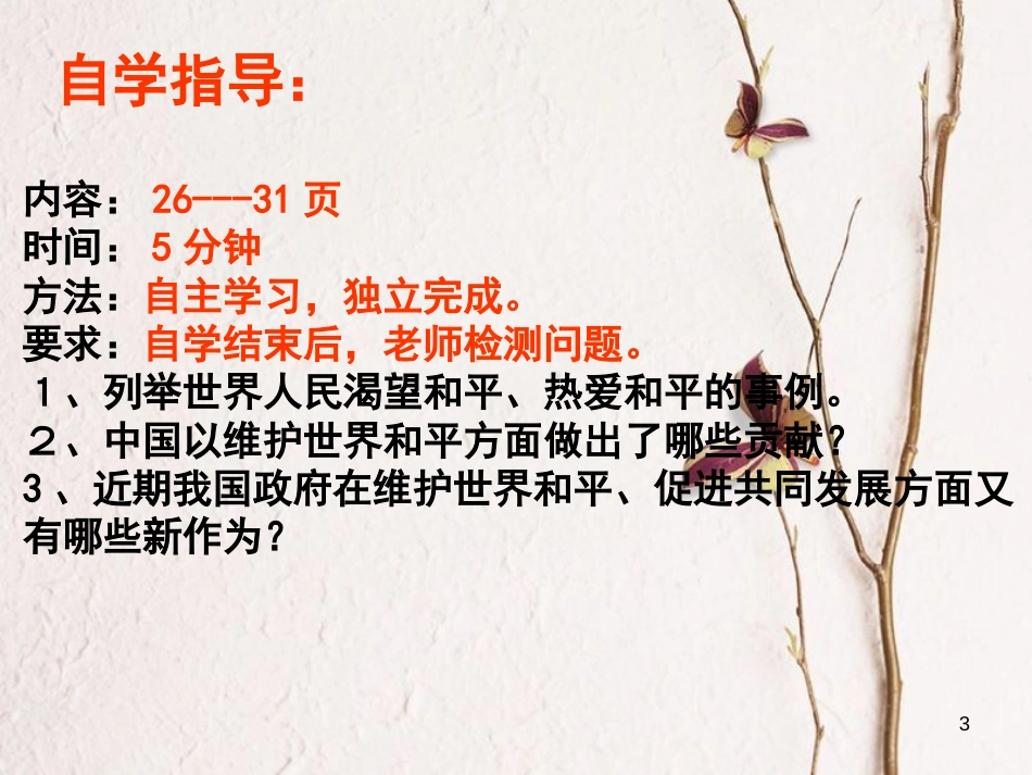 九年级政治全册 第一单元 世界大舞台 第二课 中国的声音 第三框 中国是个负责任的国家课件 人民版_第3页