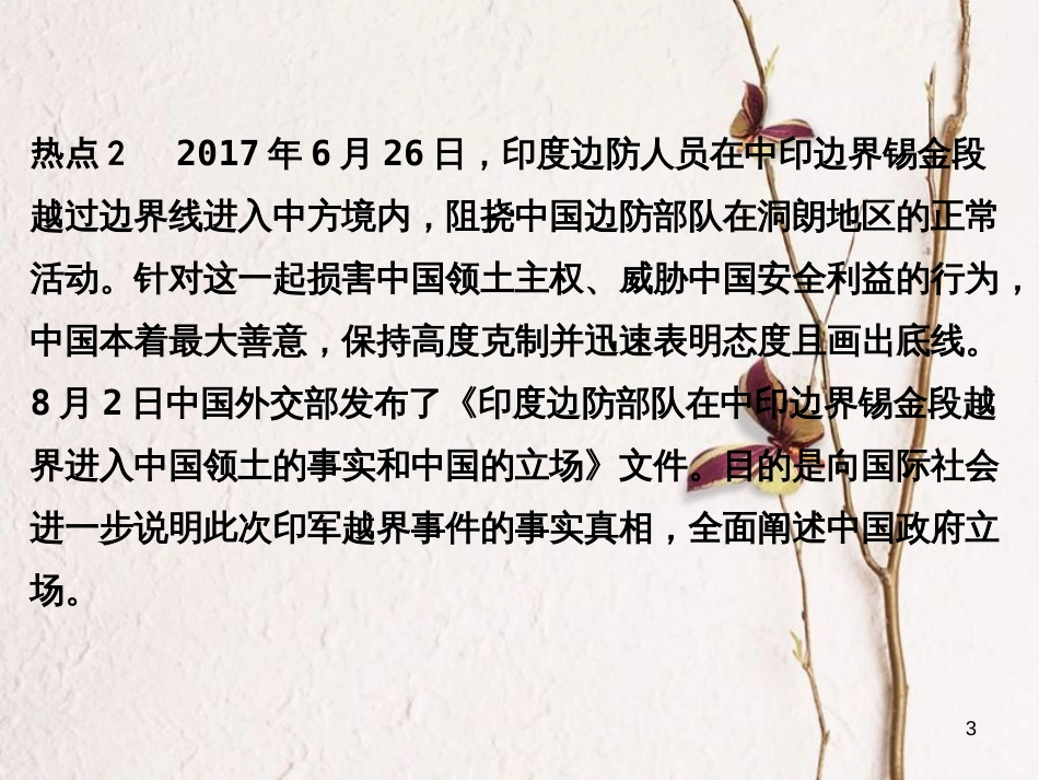湖南省中考历史总复习第二部分专题突破专题二对外交往—习近平访俄课件岳麓版_第3页