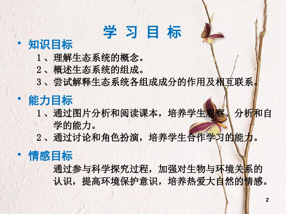 八年级生物下册 第六单元 第二章 第一节 生态系统的组成课件 （新版）济南版_第2页