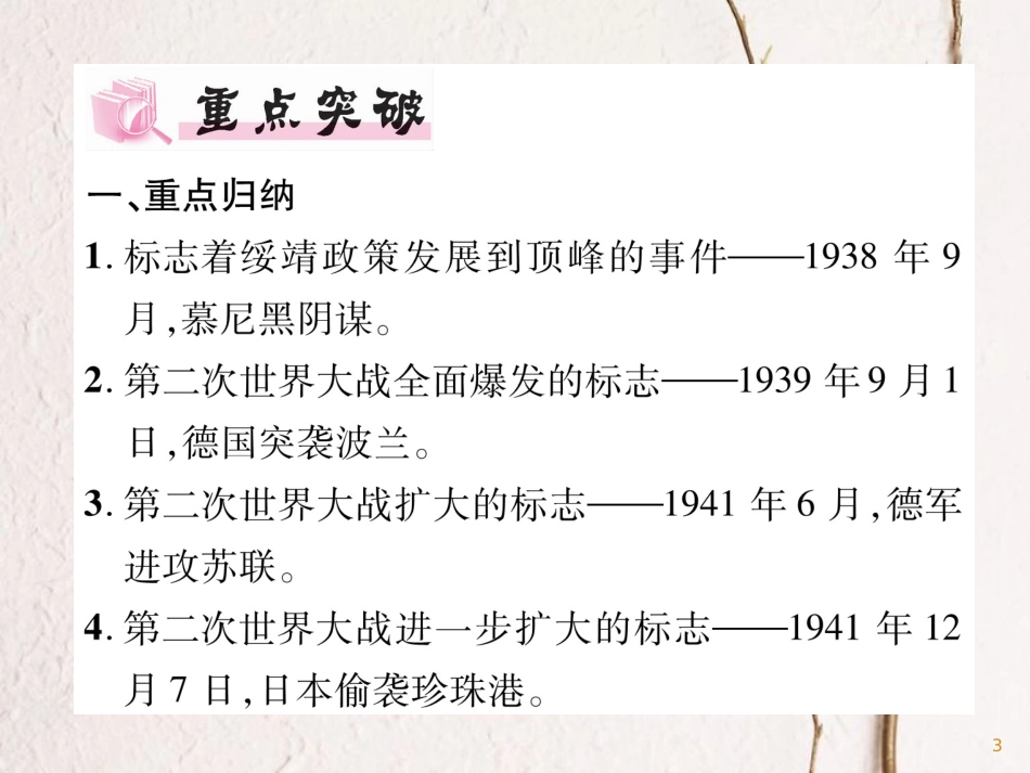 辽宁省法库县九年级历史下册第三、四单元专题复习课件新人教版_第3页