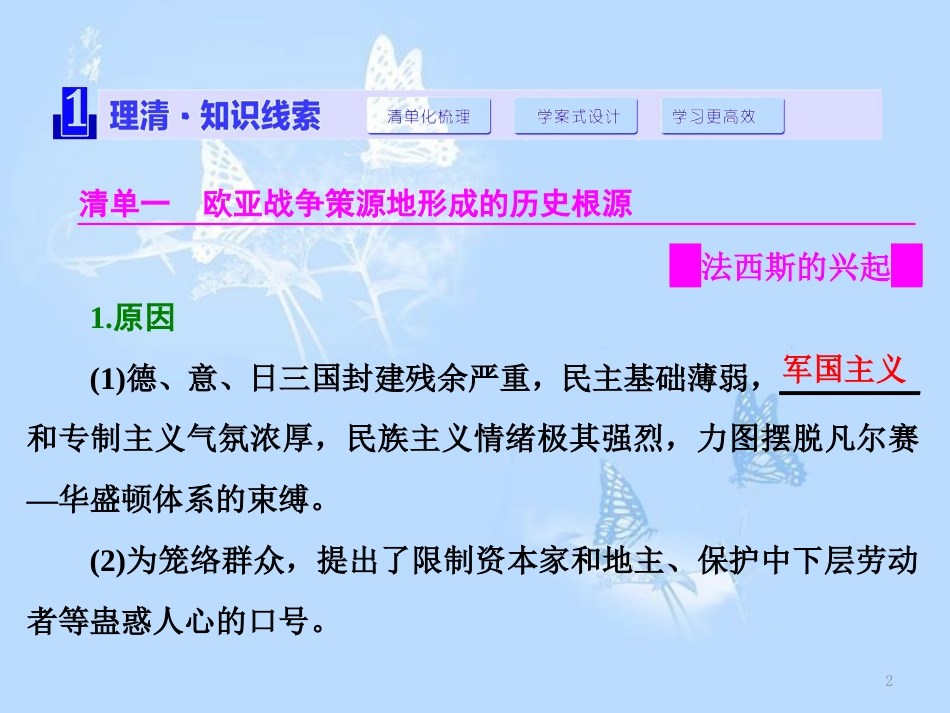 高中历史 第三单元 第二次世界大战 第9课 欧亚战争策源地的形成争课件 岳麓版选修3_第2页