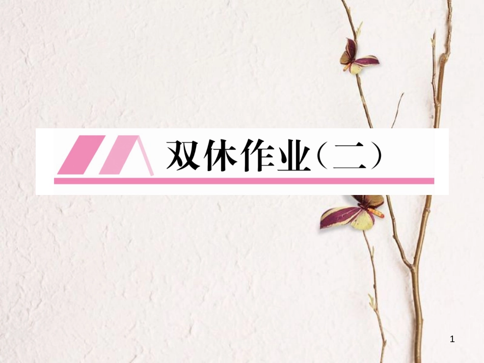 (毕节专版)七年级数学下册 双休作业(二)作业课件 (新版)北师大版_第1页