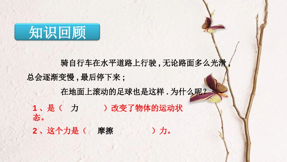 八年级物理下册 7.6学生实验：探究——摩擦力的大小与什么有关课件 （新版）北师大版_第2页