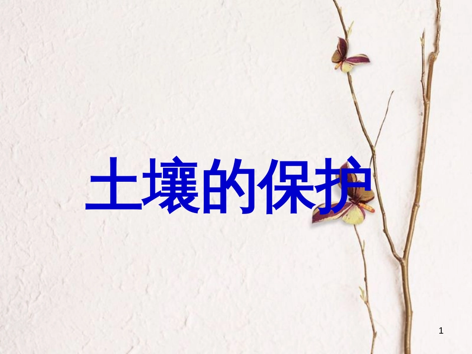 三年级科学上册 3.3 土壤的保护课件2 湘教版_第1页