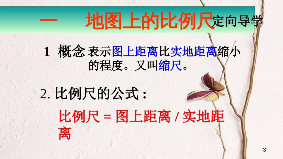 江西省寻乌县中考地理比例尺复习课件_第3页
