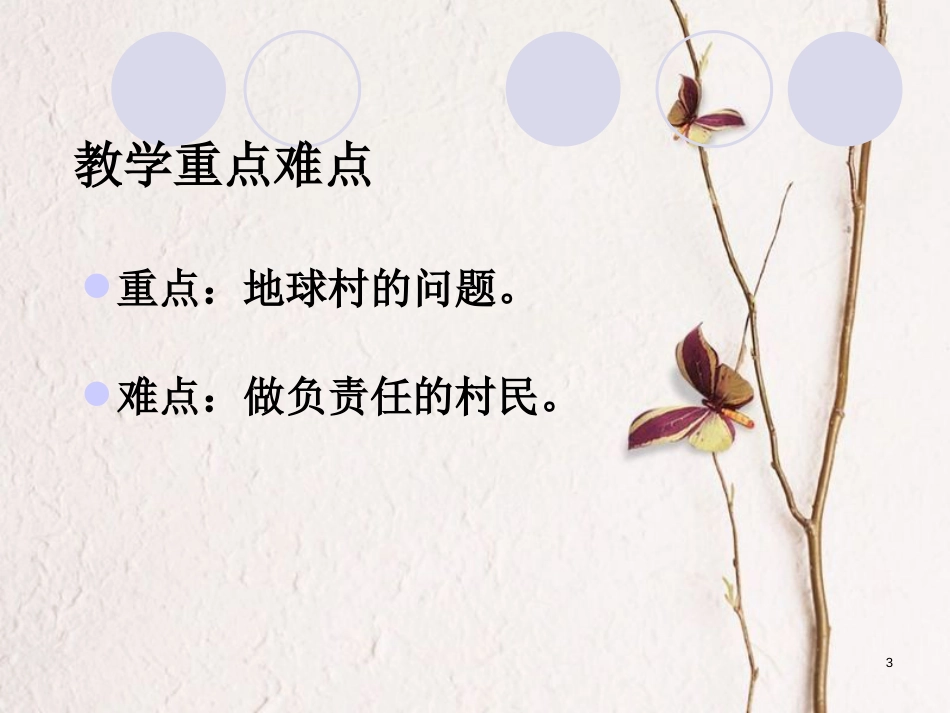 云南省个旧市九年级政治全册 第一单元 世界大舞台 第一课 地球村的形成 第3-4框 村里的烦恼也不少 做负责任的村民课件 人民版_第3页