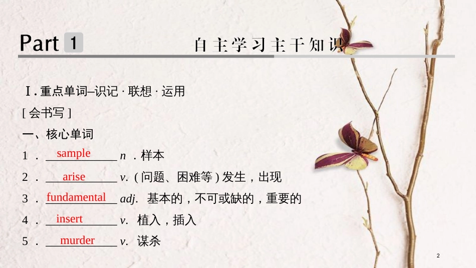 2019版高考英语大一轮复习 第一部分 Module 5 Cloning课件 外研版选修6(1)_第2页