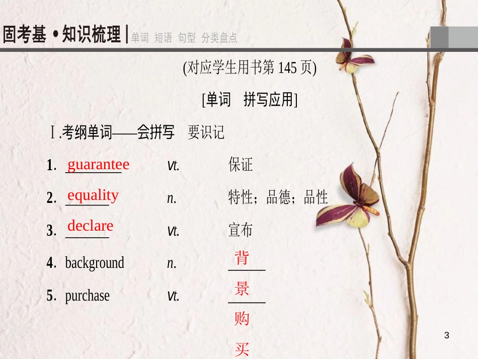 2019版高三英语一轮复习 Module 5 The Great Sports Personality课件 外研版必修5(1)_第3页
