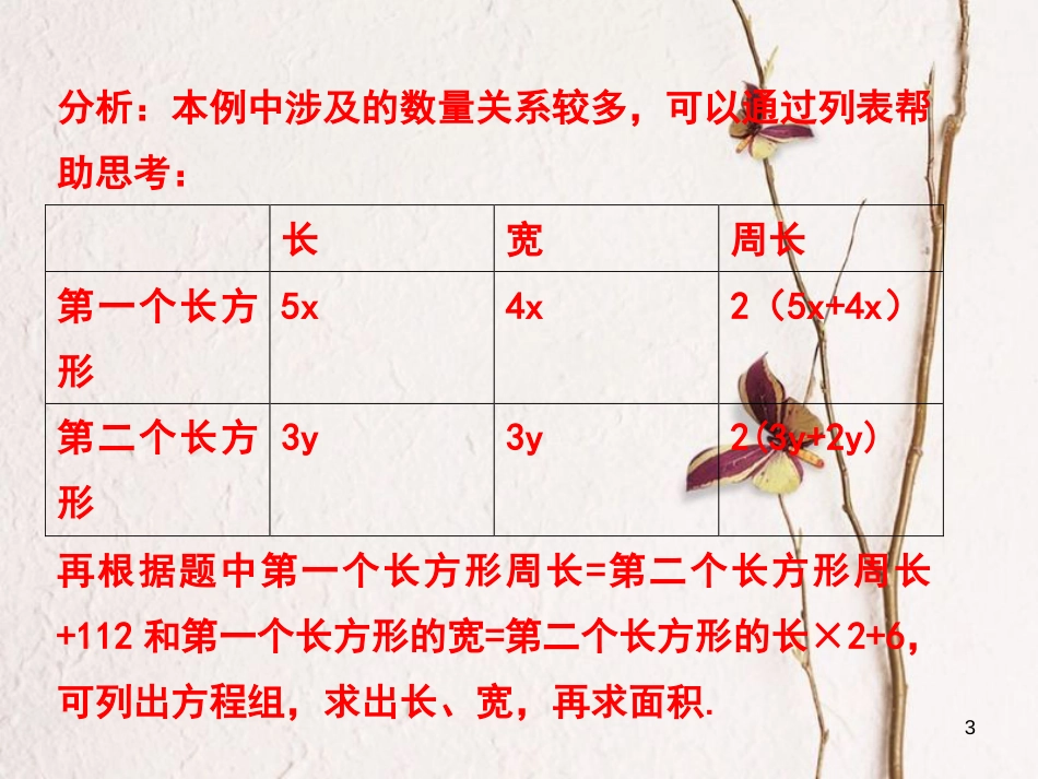 浙江省嘉兴市秀洲区七年级数学下册 第2章 二元一次方程组 2.4 二元一次方程组的应用（第2课时）课件 （新版）浙教版_第3页