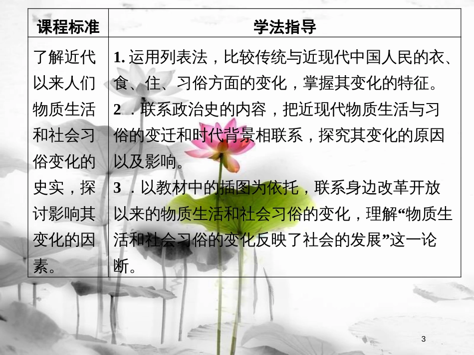 高中历史 第五单元 中国近现代社会生活的变迁 第14课 物质生活与习俗的变迁课件 新人教版必修2_第3页