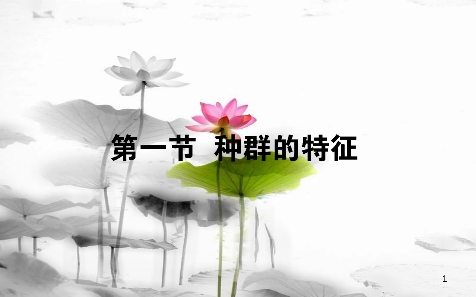 高中生物 第4章 种群和群落 4.1 其他植物激素习题课件 新人教版必修3_第1页