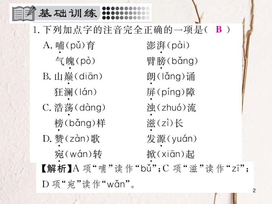 七年级语文下册 第二单元 5 黄河颂课件 新人教版_第2页