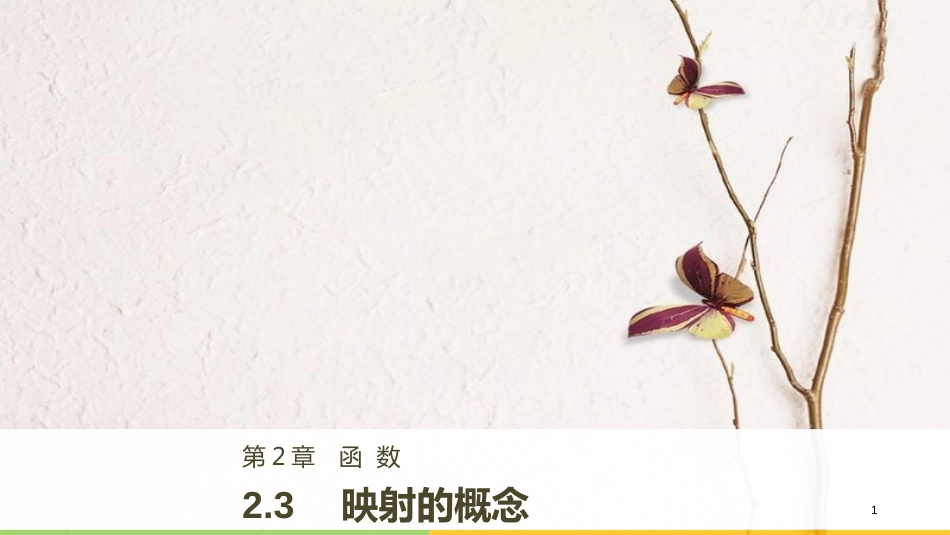 高中数学 第二章 基本初等函数（Ⅰ）2.3 映射的概念课件 苏教版必修1_第1页