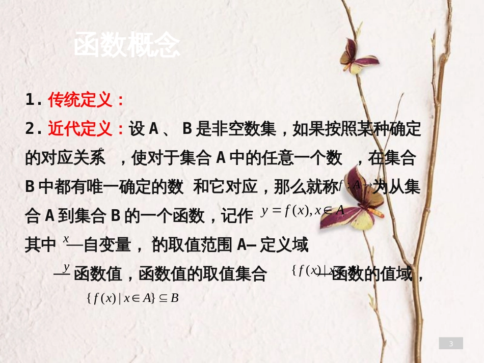 山西省忻州市高考数学 专题 函数概念1复习课件_第3页