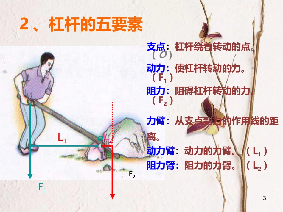 八年级物理下册 6.5 探究杠杆的平衡条件课件 （新版）粤教沪版_第3页