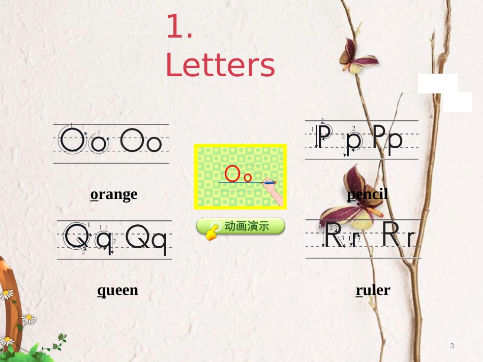 三年级英语上册 Unit 2 Friends and Colours Lesson 10 Red, Yellow, Blue, Green课件 冀教版（三起）_第3页