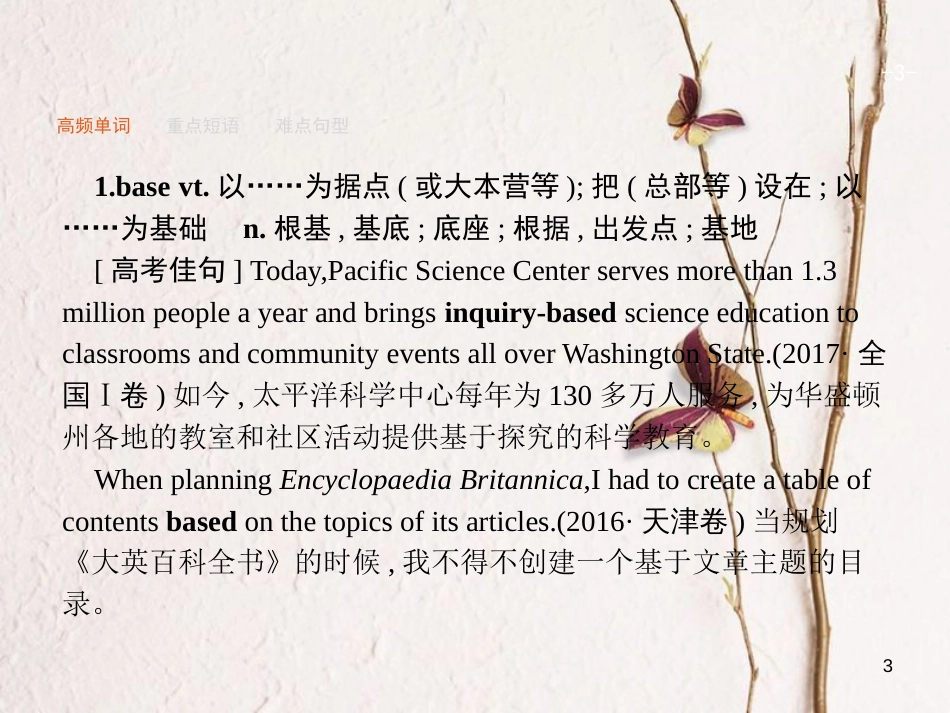 （福建专用）高考英语一轮复习 Unit 2 English around the world课件 新人教版必修1_第3页