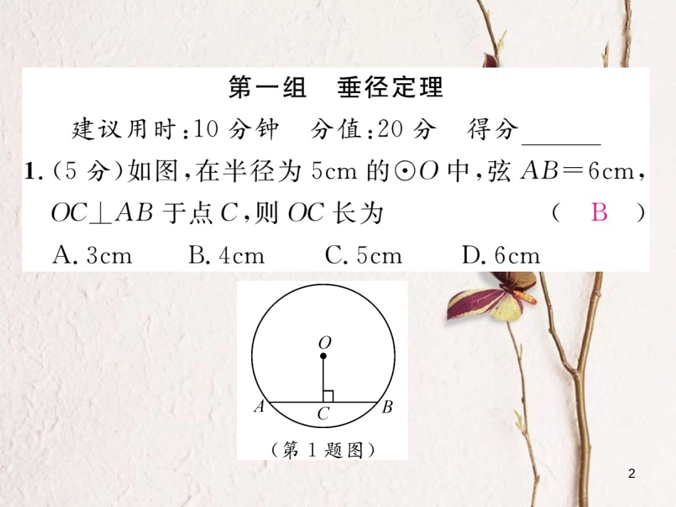九年级数学下册 双休作业（四）作业课件 （新版）湘教版_第2页