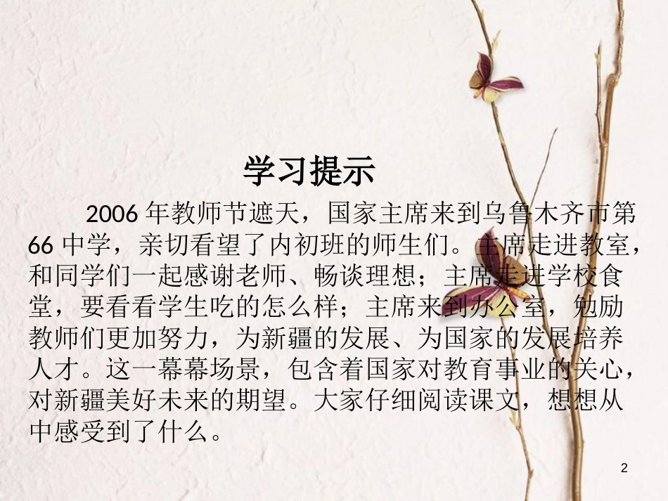 九年级语文上册 第二课《你们的愿望一定能够实现》课件2 新疆教育版_第2页
