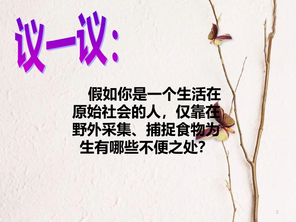 七年级历史上册 第2课《原始农业社会》课件 冀教版_第3页