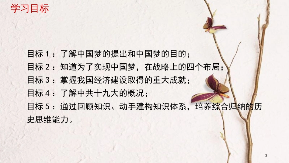年八年级历史下册 第三单元 中国特色社会主义道路 11《为实现中国梦而努力奋斗》课件 新人教版_第3页