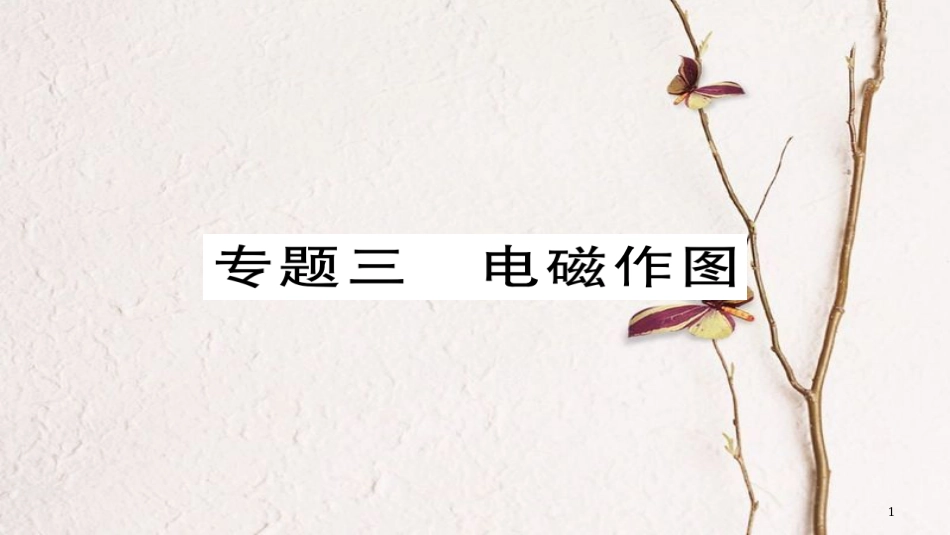 九年级物理全册 专题三 电磁作图课件 （新版）新人教版_第1页