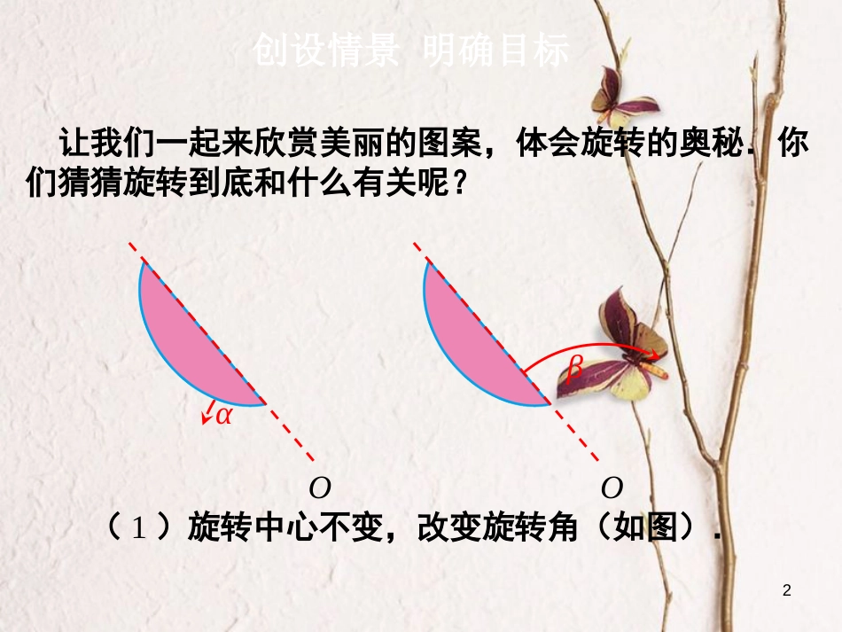 九年级数学上册 第23章 旋转 23.1 图形的旋转 第2课时 图形的旋转课件 （新版）新人教版_第2页