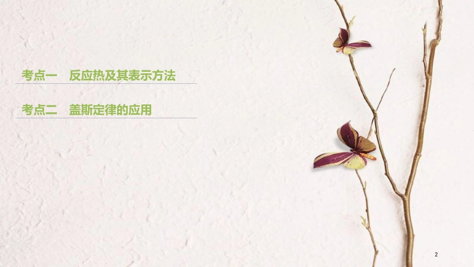 版高中化学二轮复习 专题六 化学反应与能量课件_第2页