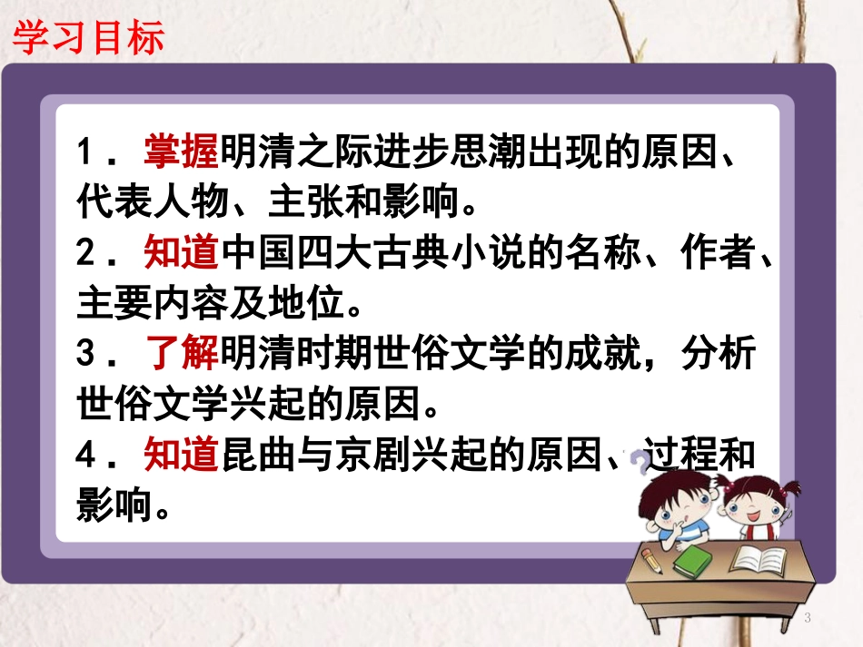 七年级历史下册 第21课《明清之际的进步思潮与世俗文化》课件 北师大版_第3页