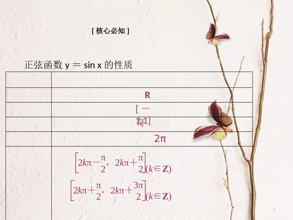 高中数学 第一章 三角函数 5 第2课时 正弦函数的性质课件 北师大版必修4_第3页