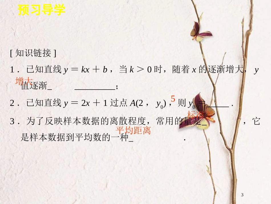 高中数学 第二章 统计 2.3.1 变量间的相关关系 2.3.2 两个变量的线性相关课件 新人教B版必修3_第3页