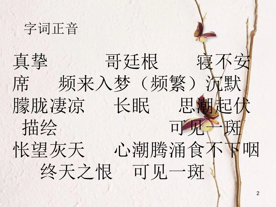 九年级语文下册 第六课《怀念母亲》课件2 新疆教育版_第2页