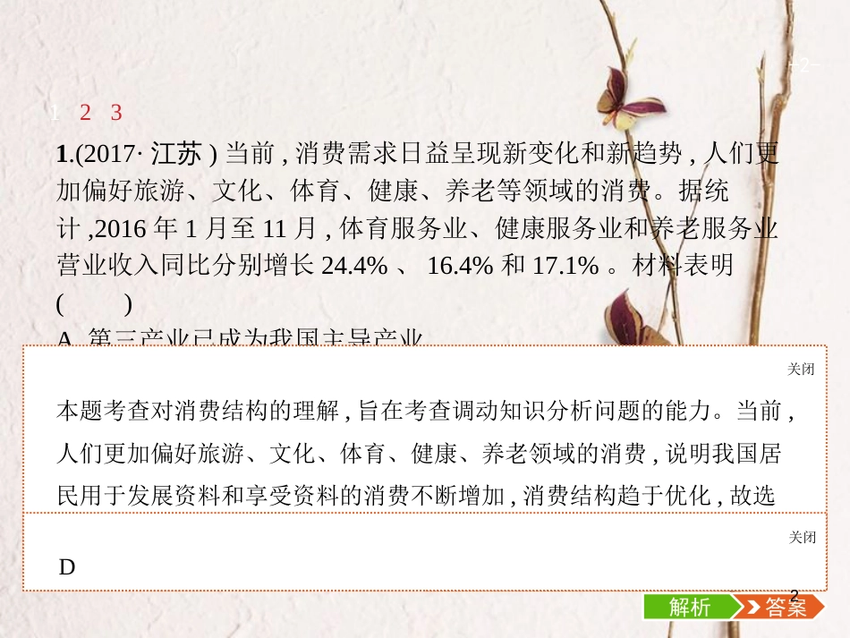 （福建专用）高考政治总复习 第一单元 生活与消费 第三课 多彩的消费课件 新人教版必修1_第2页
