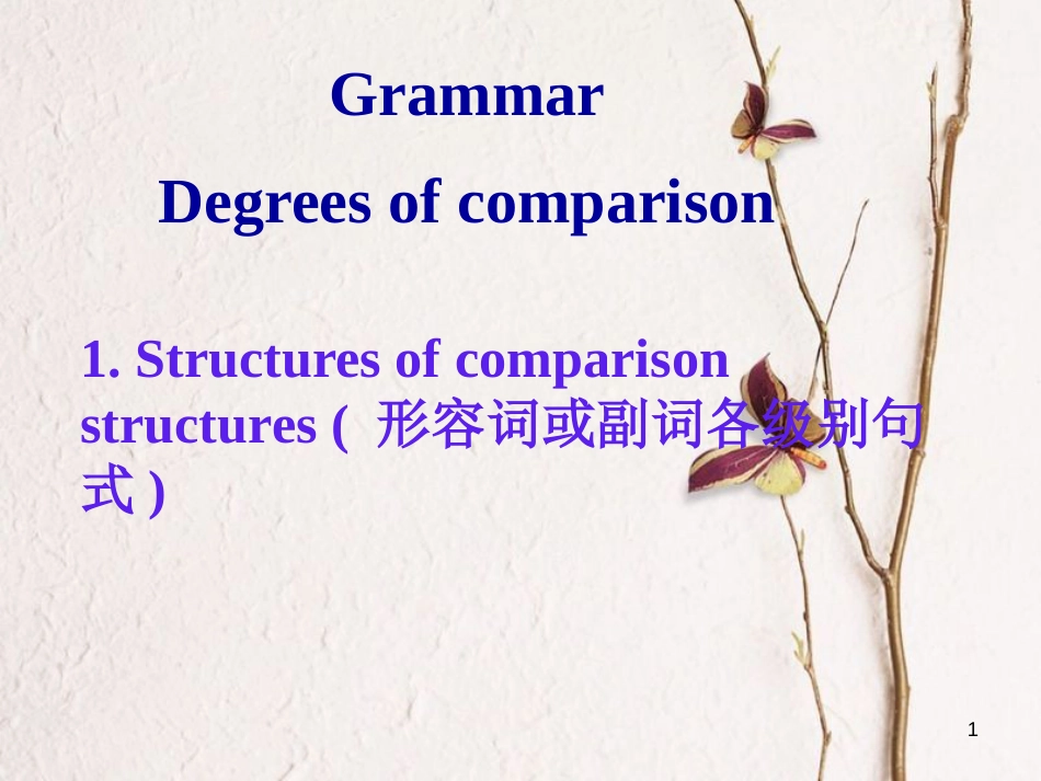 高中英语 Module 5 A Lesson in a Lab Grammar and usage课件 外研版必修1_第1页