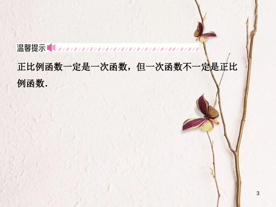 河北省中考数学总复习 第三章 函数 第二节 一次函数的图象与性质课件_第3页