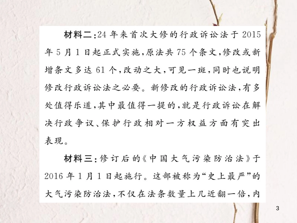 九年级政治全册 第三单元 法治时代小结课件 人民版_第3页