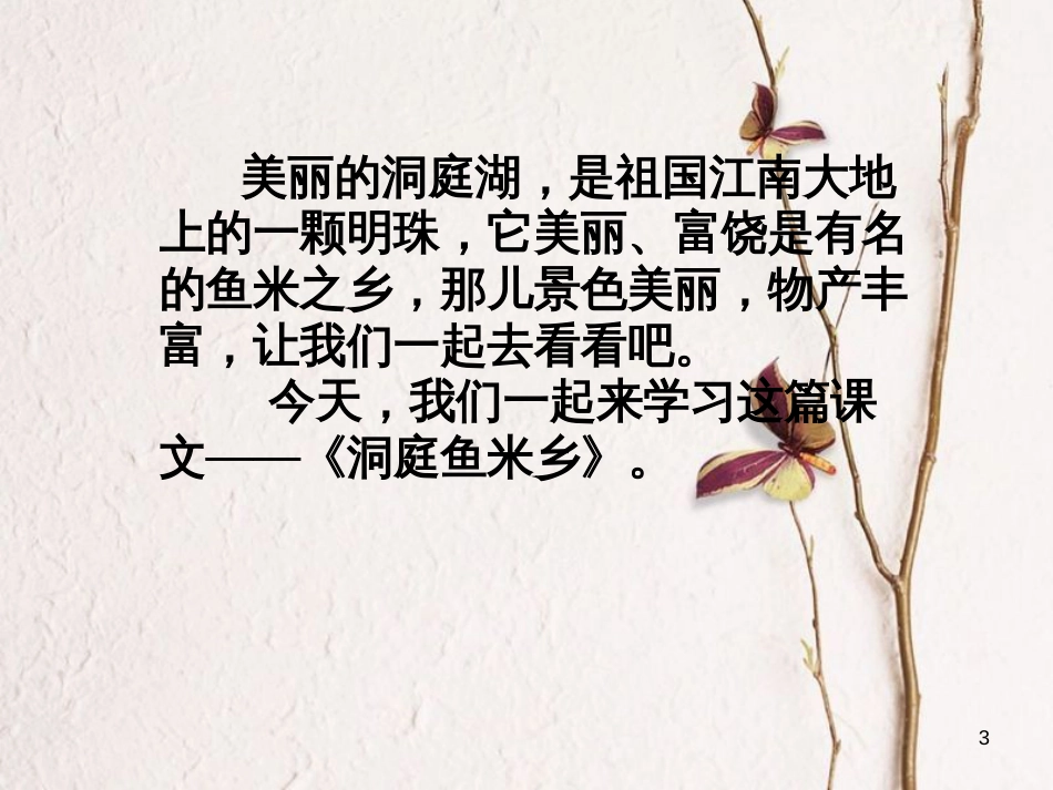 二年级语文上册 洞庭鱼米乡课件2 湘教版_第3页