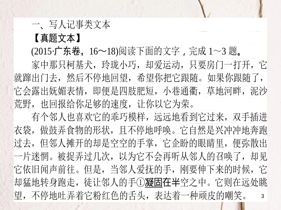 高考语文二轮复习 专题三 文学类文本阅读（散文）1 散文整体阅读指导课件_第3页