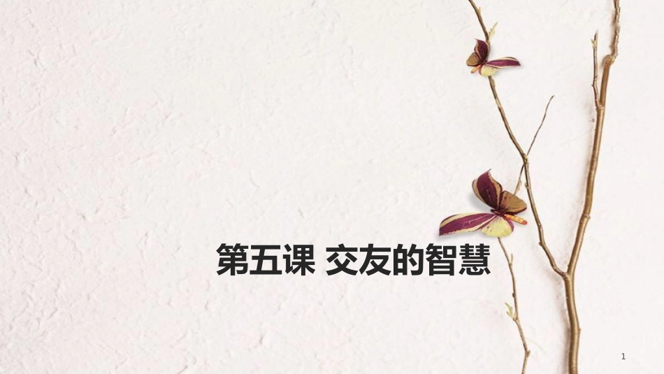 七年级道德与法治上册 第二单元 友谊的天空 第五课 交友的智慧 第2框《网上交友新时空》课件 新人教版_第1页