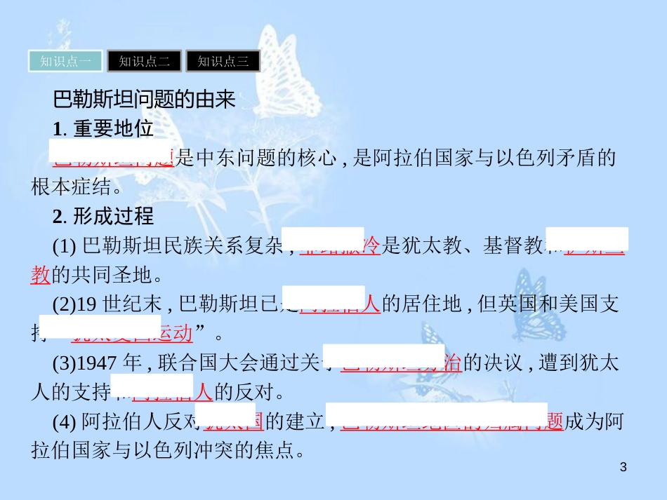 高中历史 第五单元 烽火连绵的局部战争 第19课 中东战争课件 岳麓版选修3_第3页