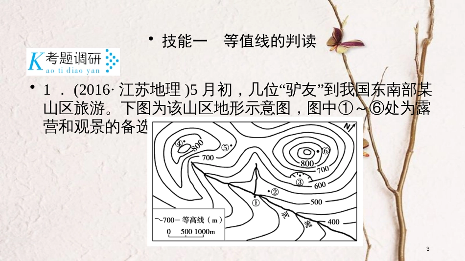 年高考地理二轮复习 素能1 常见地理图表判读技能（第1课时）课件_第3页