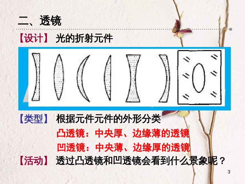 八年级物理下册 8.5《透镜》课件 北京课改版_第3页