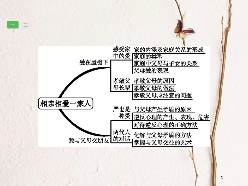 安徽省中考政治一轮复习 第一篇 知识方法固基 第三部分 八上 第一单元 相亲相爱一家人课件_第3页