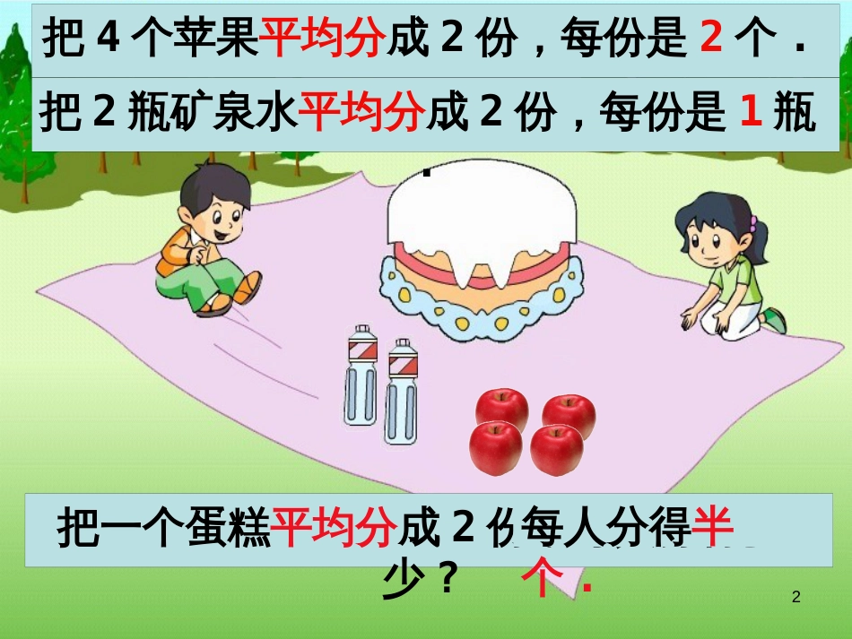 三年级数学上册 7.1 认识几分之一课件1 苏教版_第2页