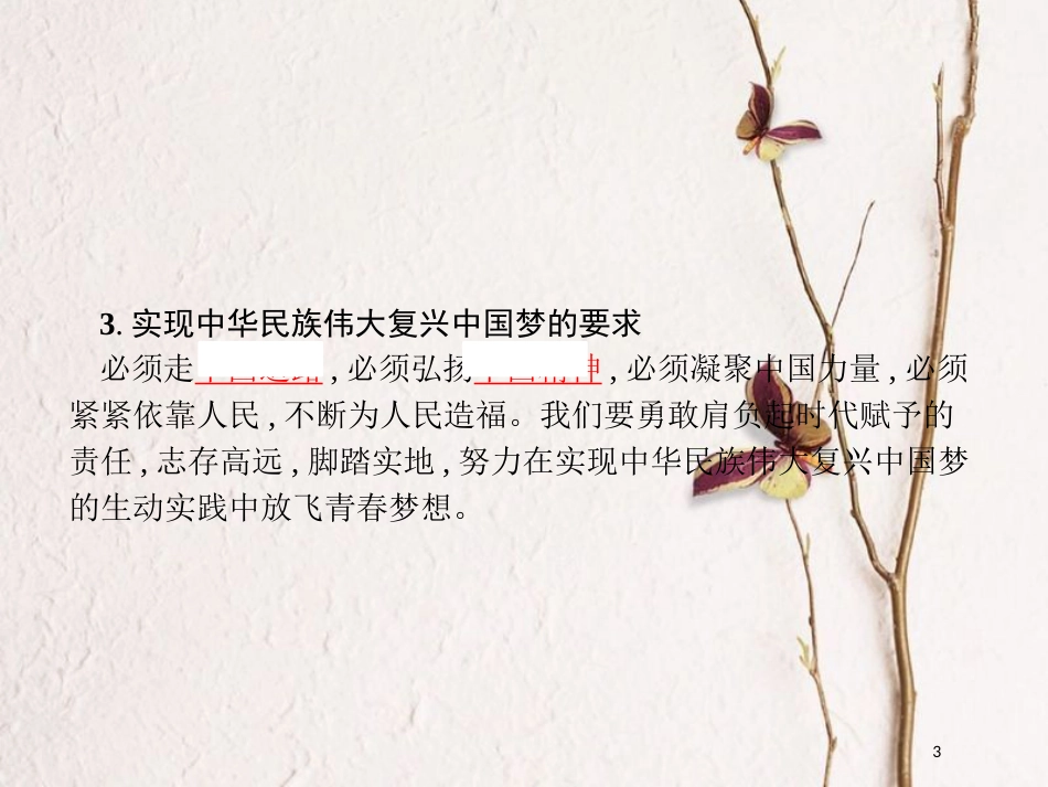 高中政治 第四单元 认识社会与价值选择综合探究-坚定理想 铸就辉煌课件 新人教版必修4_第3页