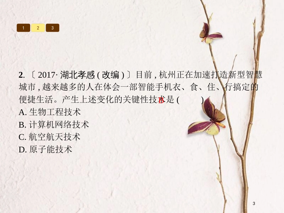（福建专版）九年级历史下册 中考体验8课件 新人教版_第3页