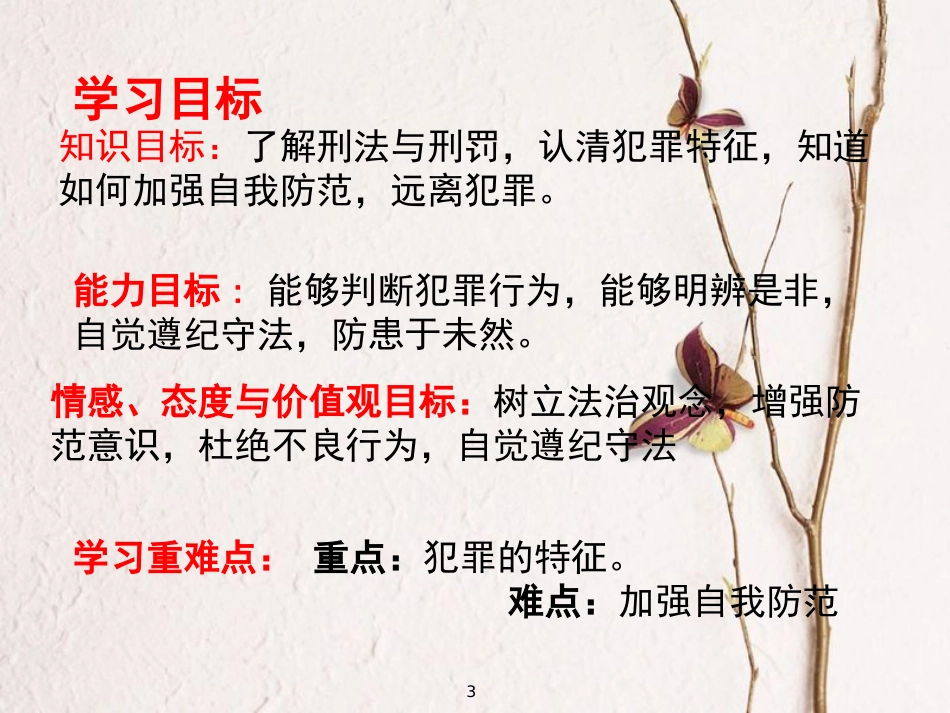 广东省河源市八年级道德与法治上册 第二单元 遵守社会规则 第五课 做守法的公民 第2框 预防犯罪课件 新人教版_第3页