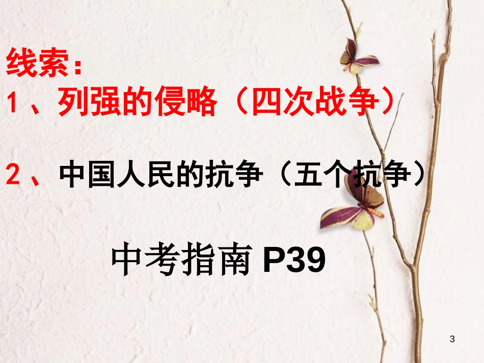 江苏省东海县九年级历史下册 列强的侵略和中国人民的抗争复习课件 新人教版_第3页